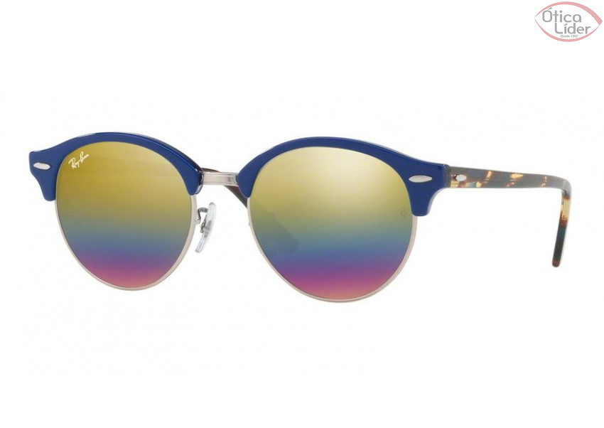 Ray-Ban RB 4246 1223/c4 51 Clubround Acetato Azul / Mesclado