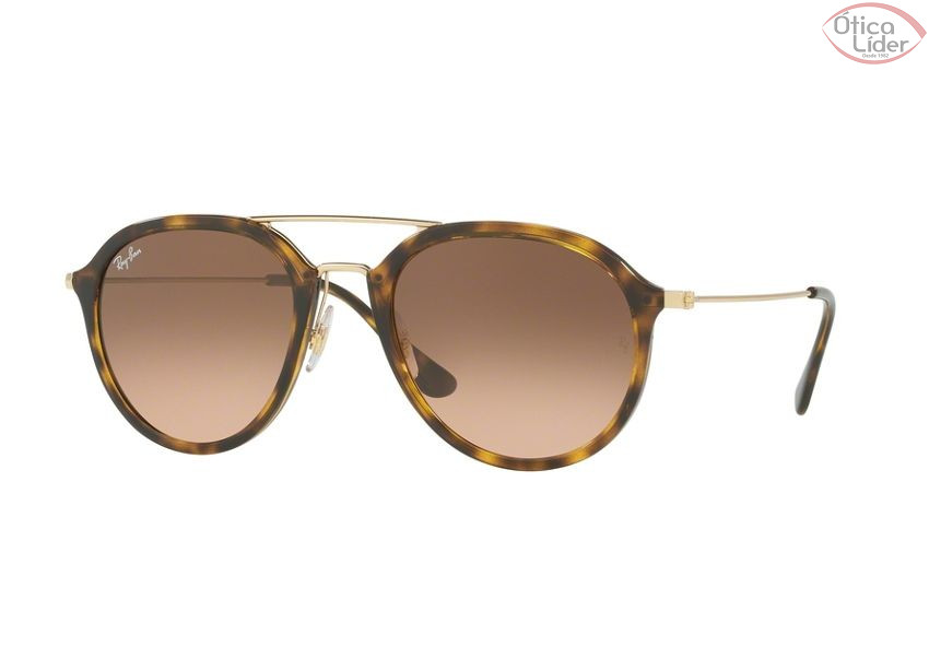 Ray-Ban RB 4253 710/a5 53 Acetato Demi / Metal Dourado