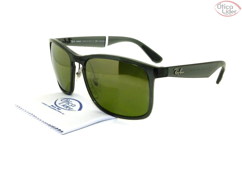 Ray-Ban RB 4264 876/6o 58 Acetato Preto Transparente Espelhado