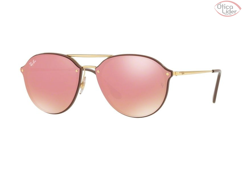 Ray-Ban RB 4292n 6327/e4 62 Blaze Doublebridge Marrom/Dourado