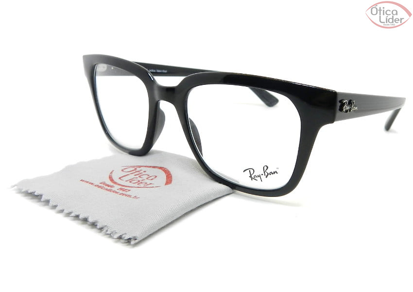 Ray-Ban RX4323vl 2000 51 Acetato Preto