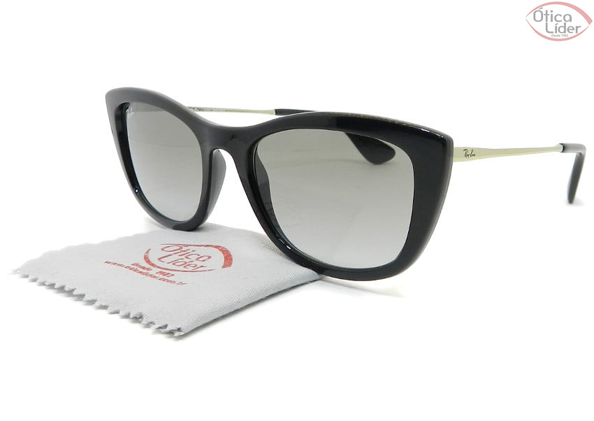 Ray-Ban RB4327l 601/11 54 Acetato Preto / Metal Dourado