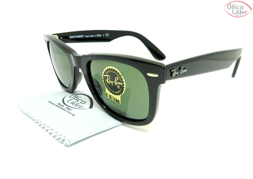 Ray-Ban RB 4340 601 50 Wayfarer Acetato Preto