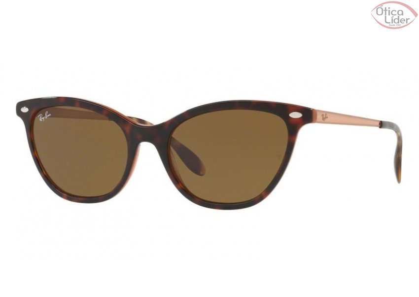 Ray-Ban RB4360 1233/73 54 Acetato Havana / Marrom