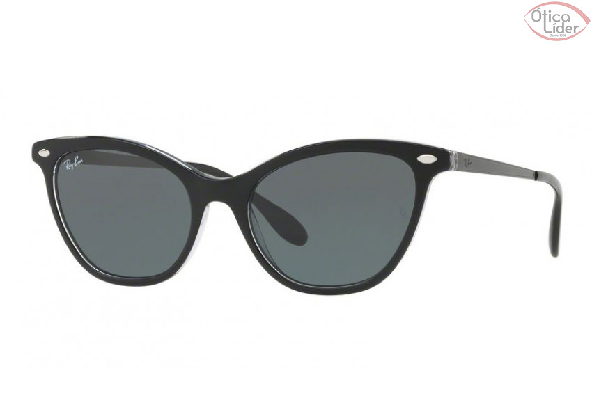Ray-Ban RB 4360 919/71 54 Acetato Preto / Transparente
