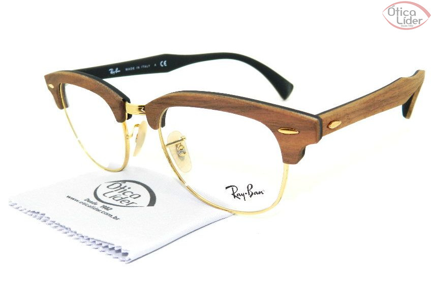 Ray-Ban RX5154m 5560 51 Metal / Madeira Clubmaster
