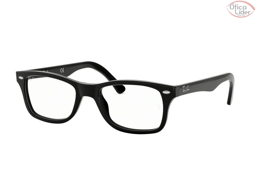 Ray-Ban RX5228 2000 53 Acetato Preto