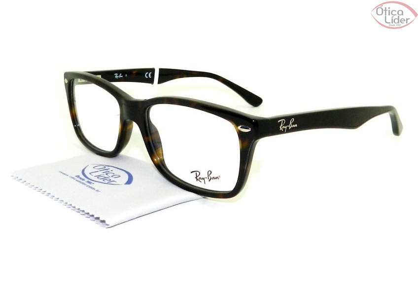 Ray-Ban RX5228 2012 53 Acetato Demi / Preto