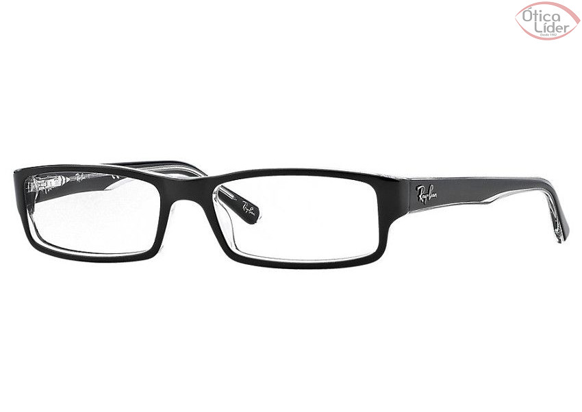 Ray-Ban RX5246 2034 52 Acetato Preto