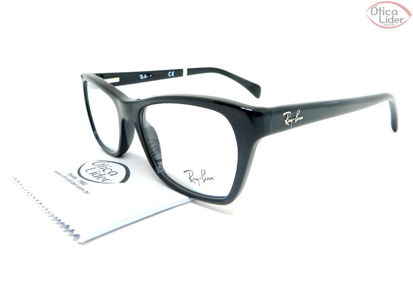 Ray-Ban RX5298 2000 53 Acetato Preto