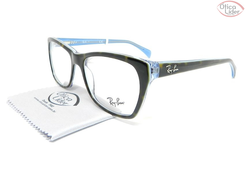 Ray-Ban RX5298 5023 51 Acetato Demi / Azul