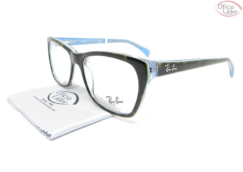 Ray-Ban RX5298 5023 53 Acetato Demi / Azul