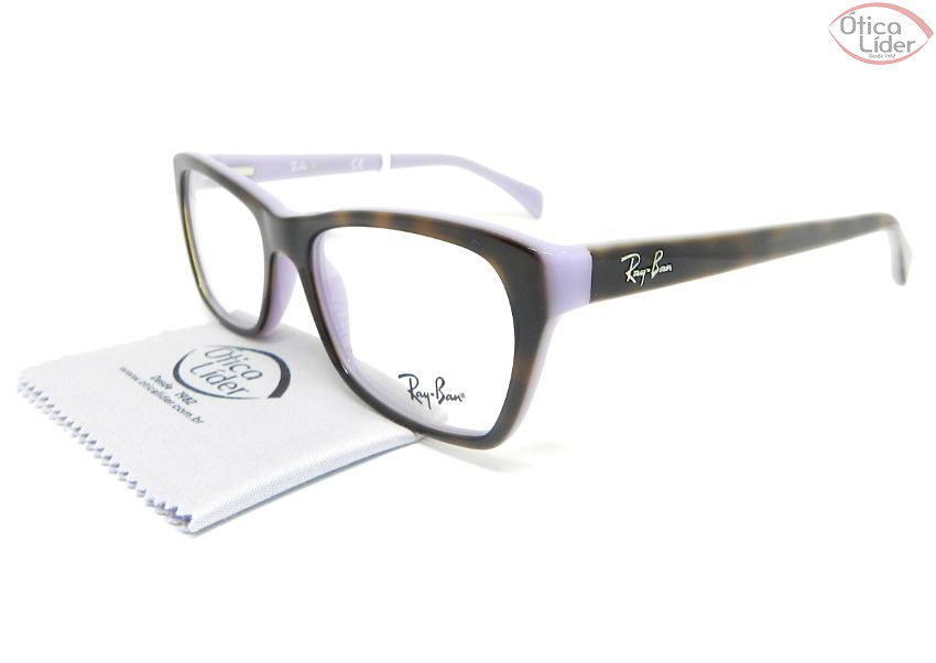 Ray-Ban RX5298 5240 51 Acetato Demi / Lilás