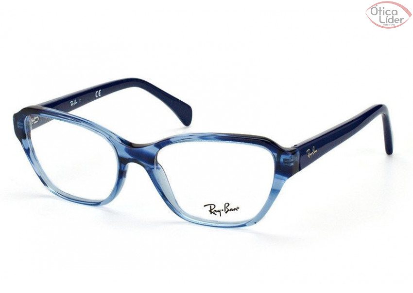 Ray-Ban RX5341 5572 53 Acetato Azul