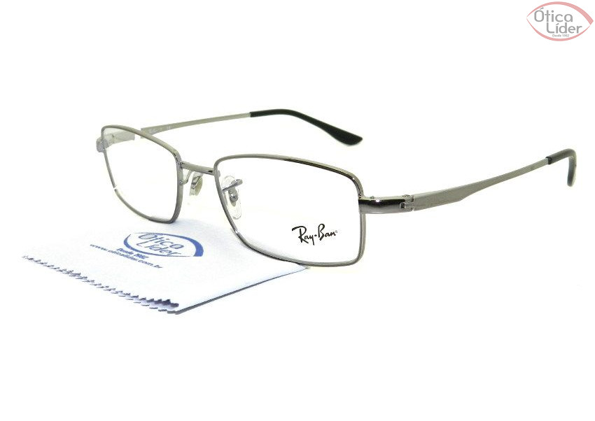 Ray-Ban RX6177 2502 52 Metal Prata