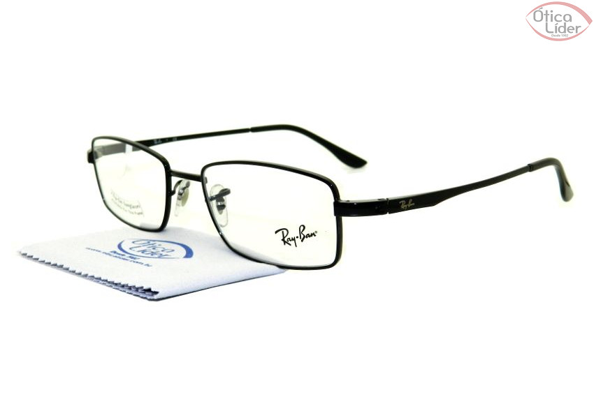 Ray-Ban RX6177 2509 52 Metal Preto