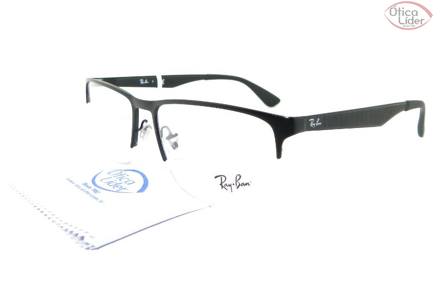 Ray-Ban RX6335 2503 56 fny Metal Preto
