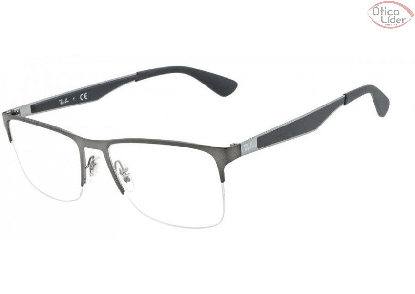 Ray-Ban RX6335 2855 56 fny Metal Prata
