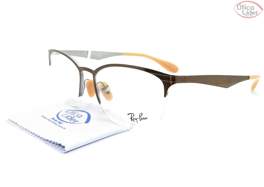 Ray-Ban RX6345 2732 54 fny Metal Bronze / Bege