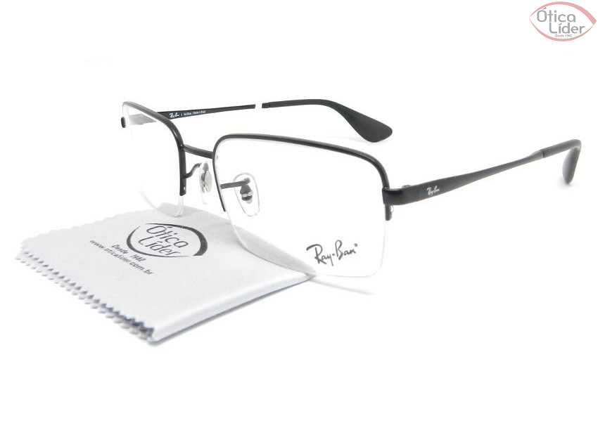 Ray-Ban RX6354l 2503 54 fny Metal Preto