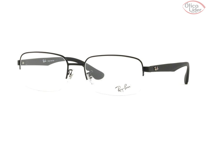 Ray-Ban RX6407l 2827 56 Acetato / Metal Preto