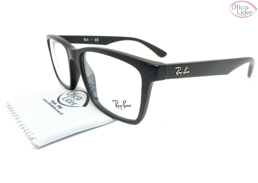 Ray-Ban RX7025 2077 55 Acetato Preto