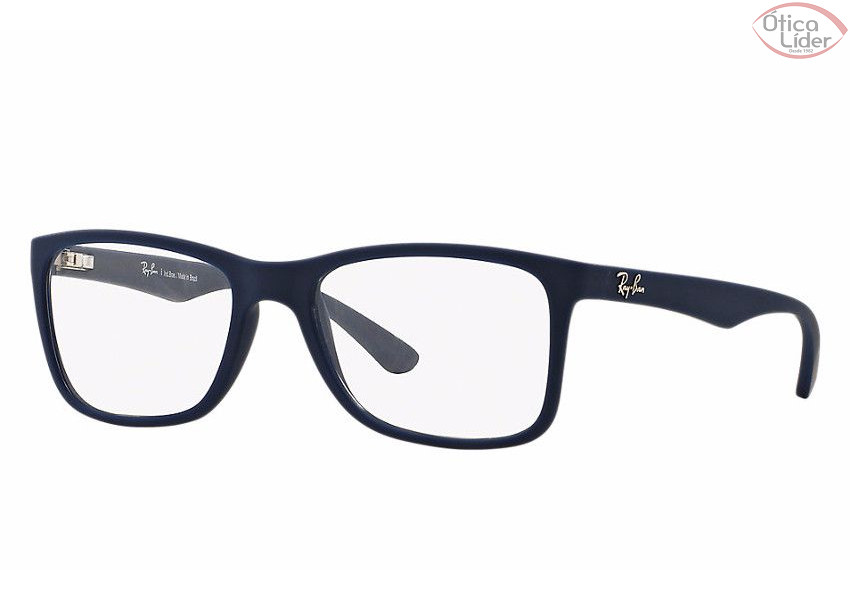Ray-Ban RX7027l 5412 54 Acetato Azul Marinho