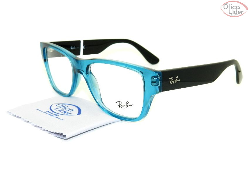 Ray-Ban RX7028 5395 53 Acetato Azul / Preto