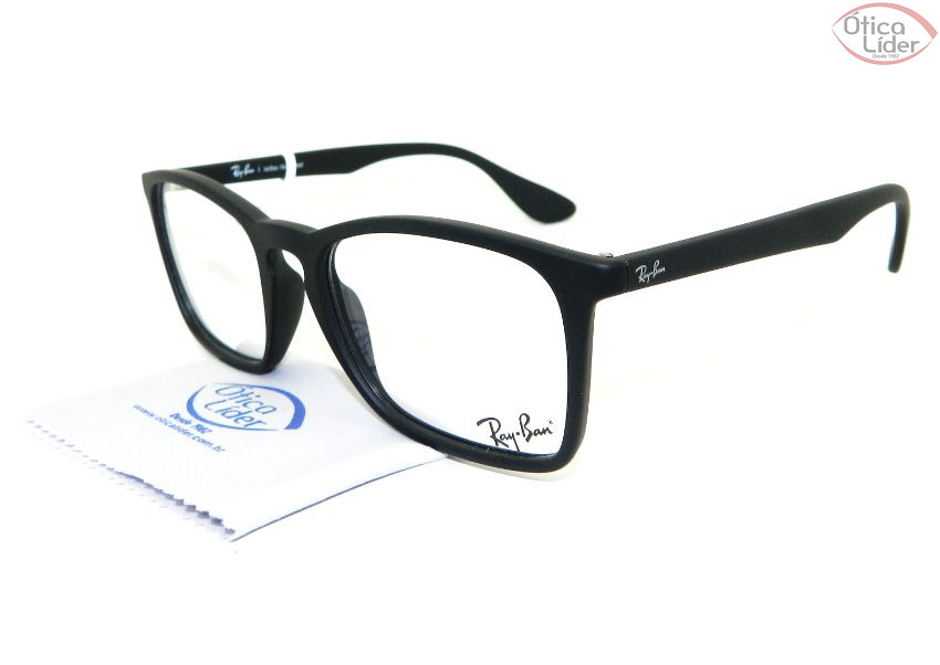 Ray-Ban RX7045l 5364 55 Acetato Preto