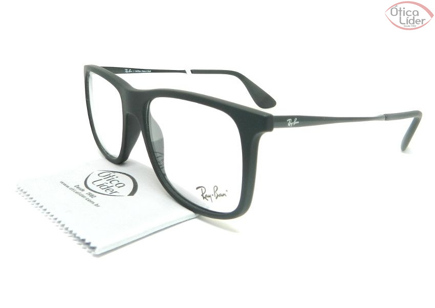 Ray-Ban RX7054l 5364 53 Acetato / Metal Preto