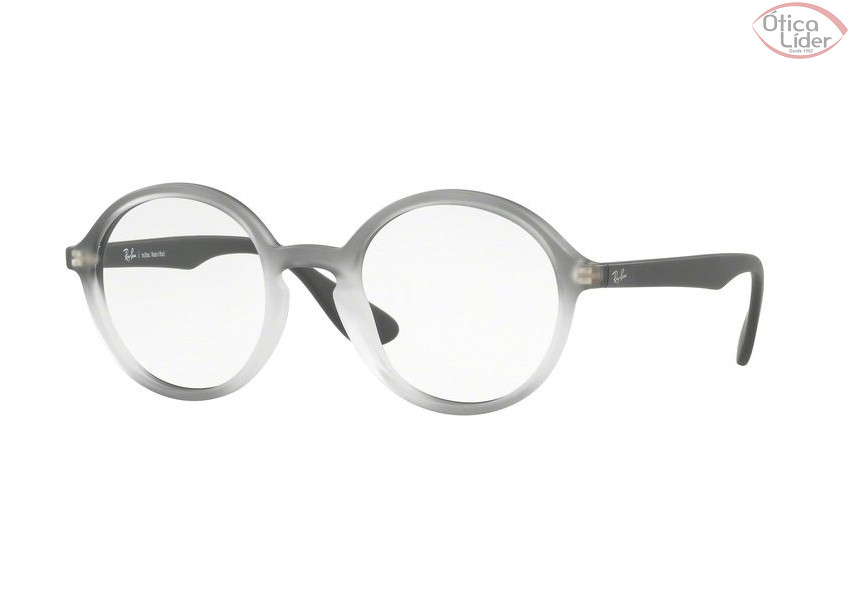 Ray-Ban RX7075l 5602 47 Acetato Cinza / Transparente