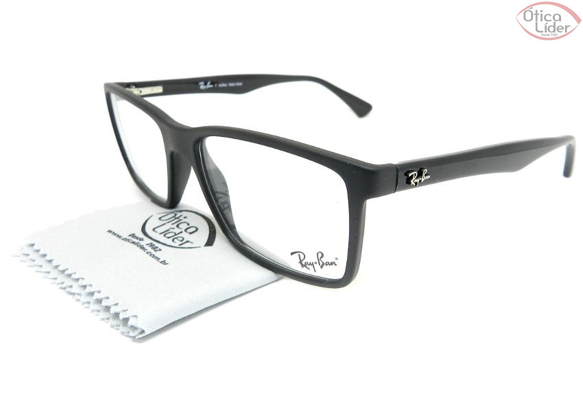 Ray-Ban RX7096l 5656 54 Acetato Preto