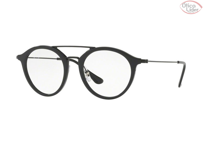 Ray-Ban RX7097 5725 49 Acetato / Metal Preto