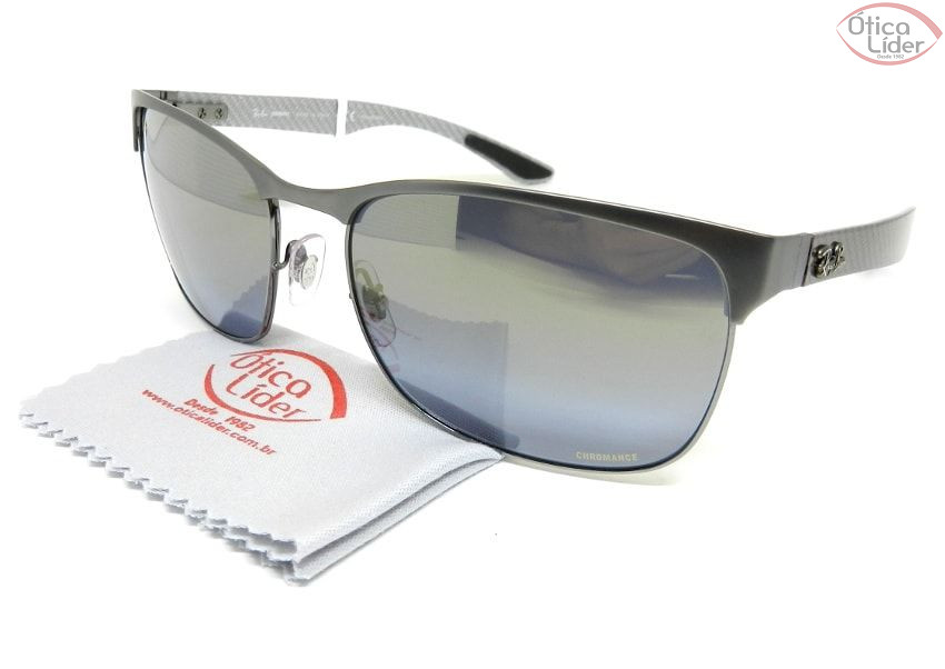 Ray Ban Chromance RB8319 ch 9075 j0 60 3p Metal Fibra de Carbono