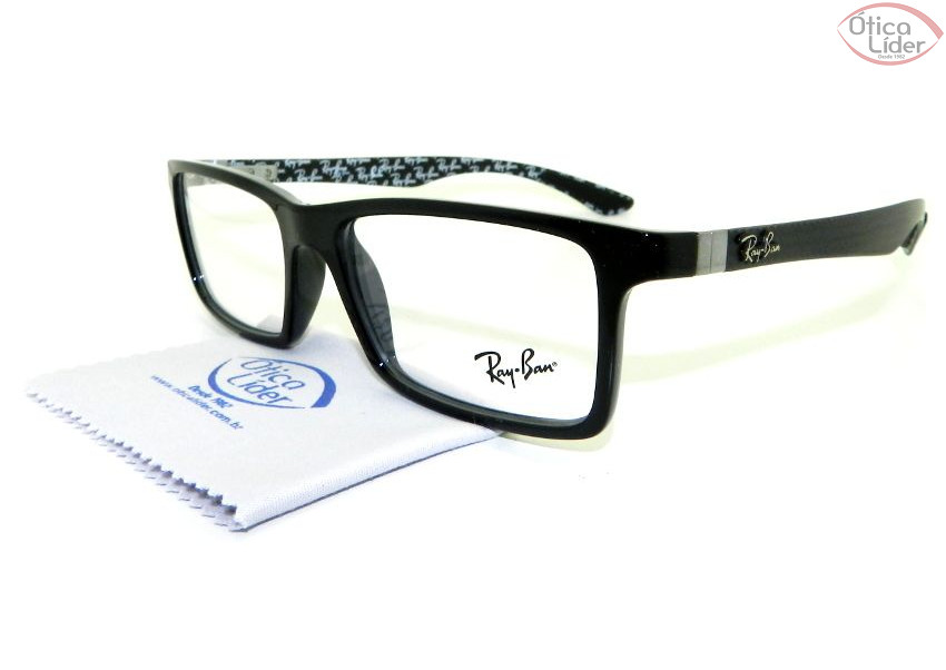 Ray-Ban RX8901 5610 55 Acetato Preto