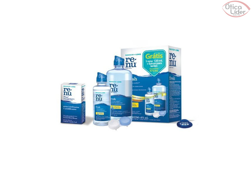 Kit Solução Renu Plus 475ml