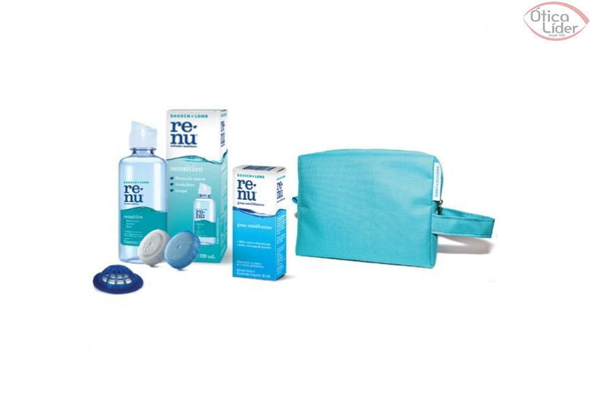 Kit Solução Renu Sensitive 120ml