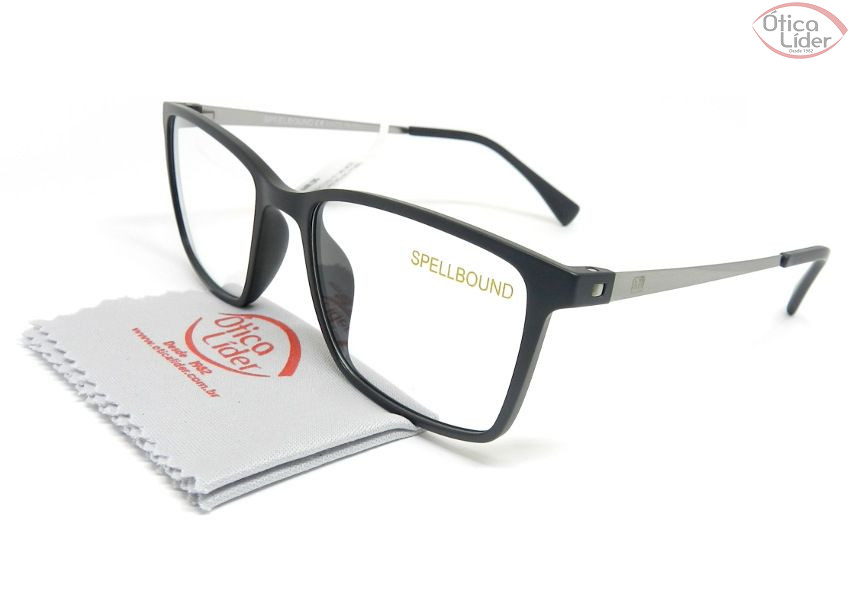 Spellbound SB032 c2 52 Acetato Preto Fosco / Metal Chumbo