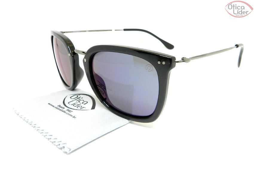 Secret SE 9663600287 51 Patti Acetato Preto / Metal Grafite