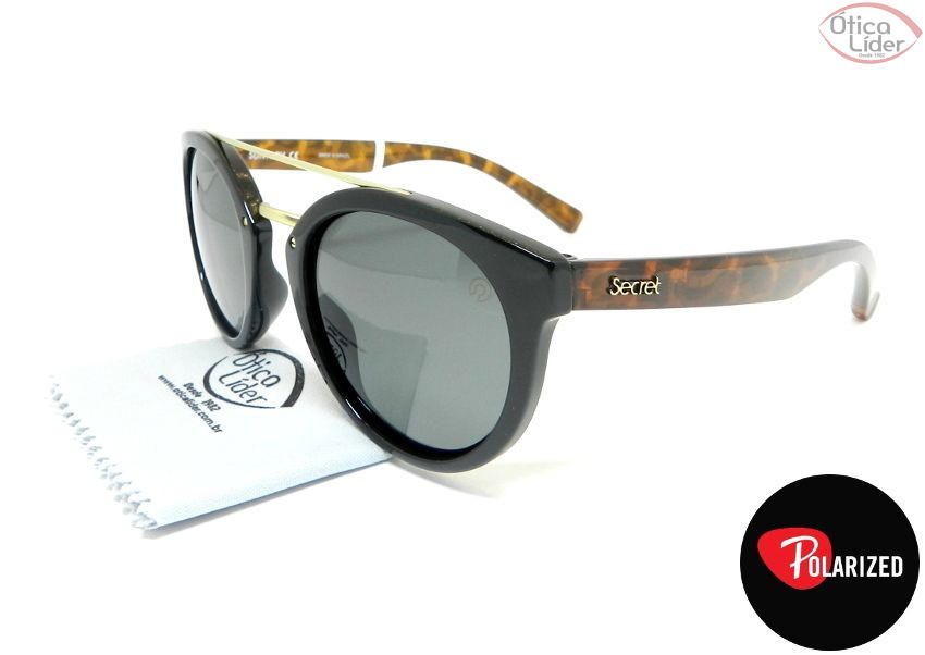 Secret SE 96639859 50 Queens Acetato Preto / Demi / Metal Dourado