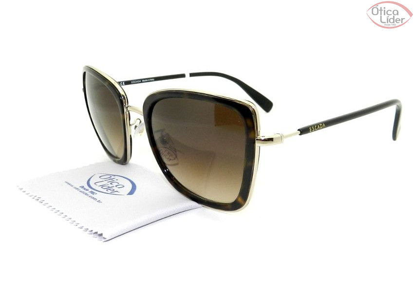 Escada SES909 0722 53 Acetato Demi / Metal Dourado