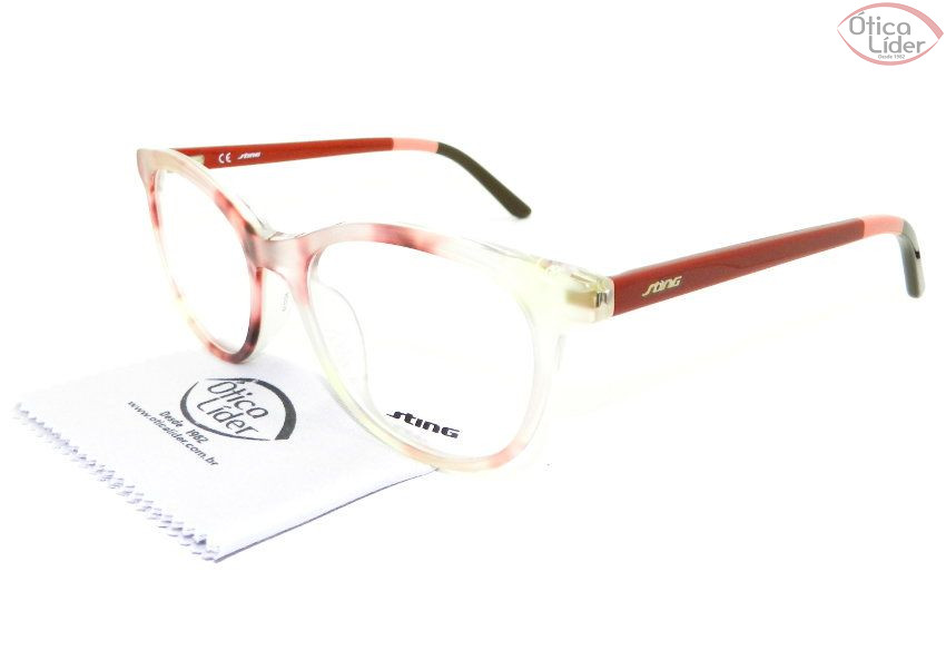 Sting SG vs6555 0nkz 50 Acetato Transparente / Vermelho