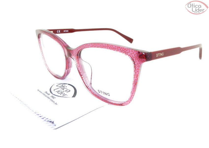 Sting SG vs6598 0877 52 Acetato Rosa / Vermelho