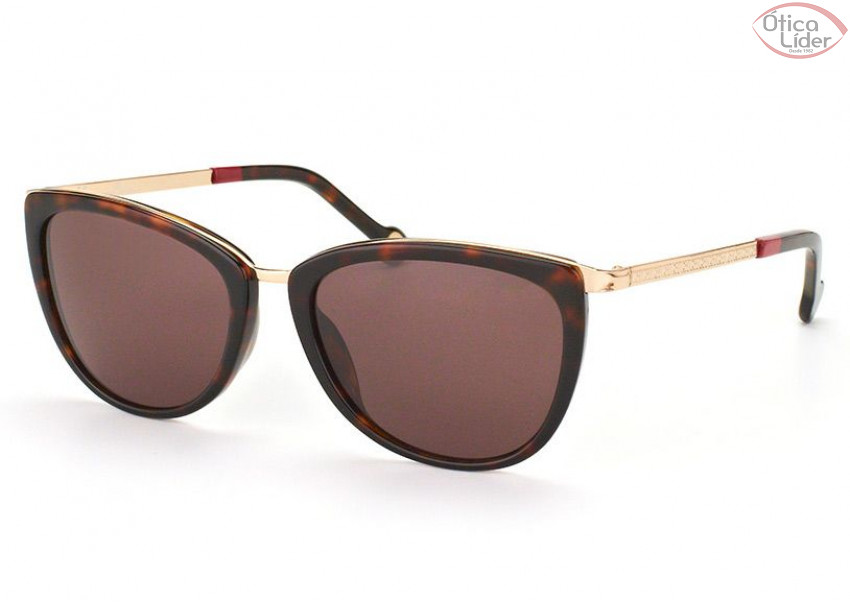 Carolina Herrera SHE046 300y 54 Acetato Demi / Metal Dourado