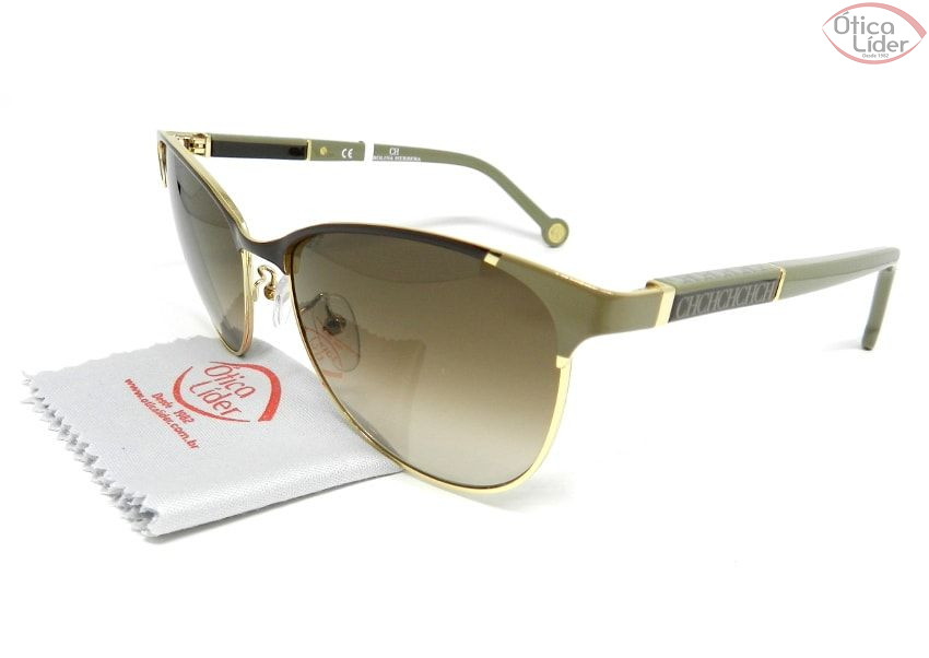 Carolina Herrera SHE089 0h33 56 Metal Marrom / Dourado