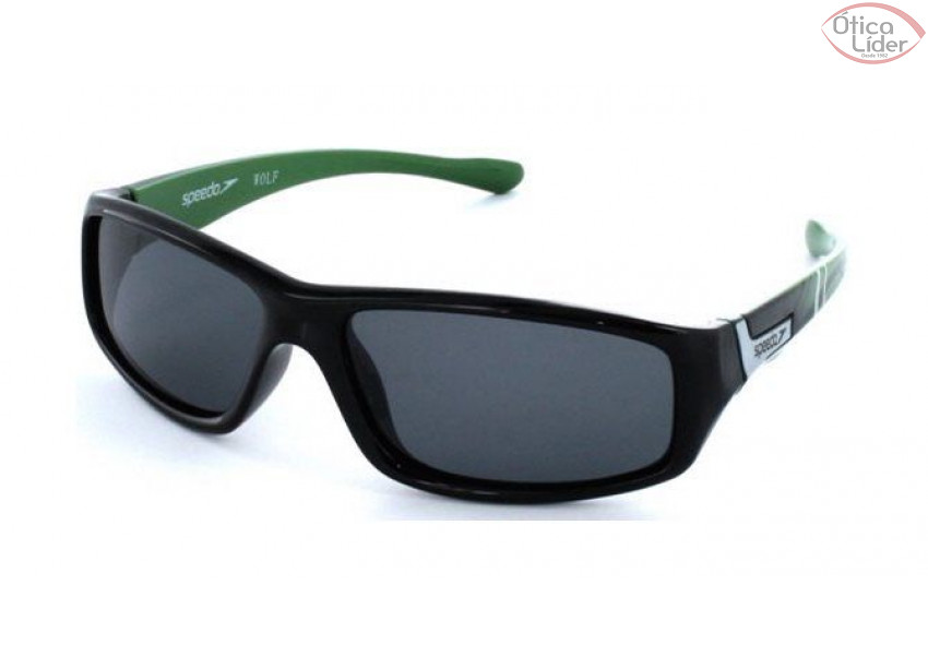 Speedo SP 582 01a 54 Wolf Acetato Preto / Verde
