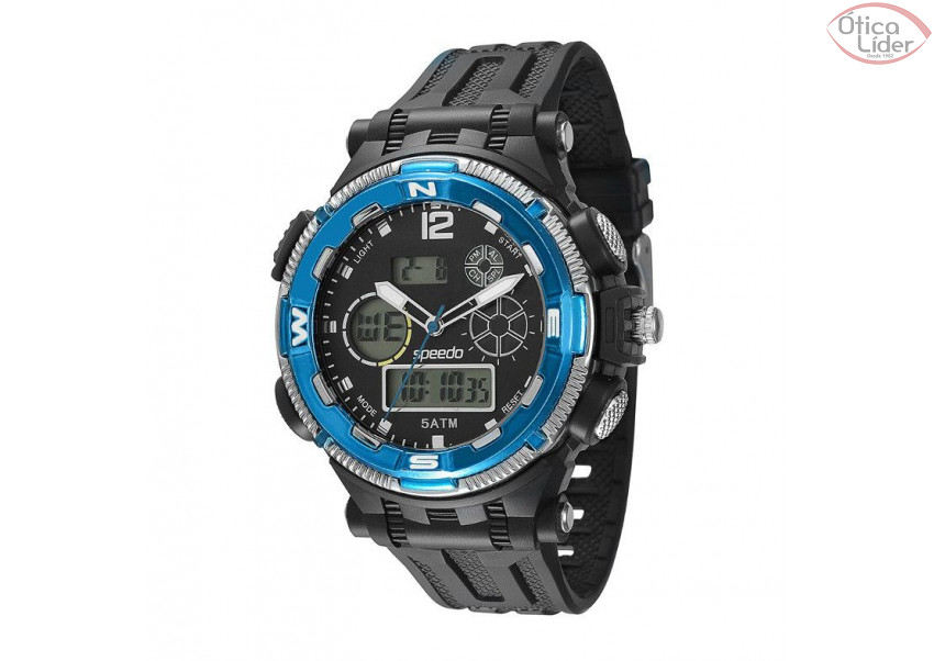 Speedo SP 81081g0egnp1 Esportivo Preto / Azul