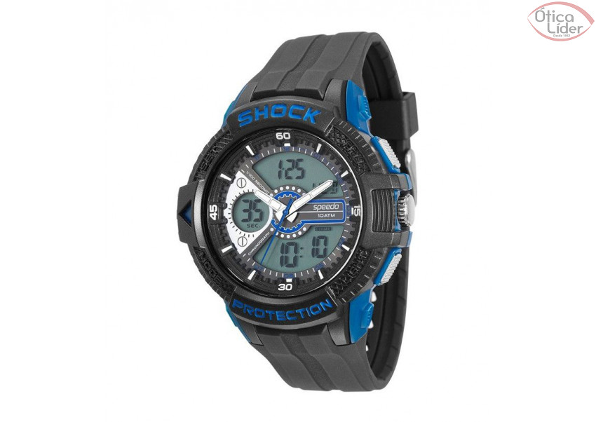 Speedo SP 81088g0egnp1 Esportivo Preto / Azul