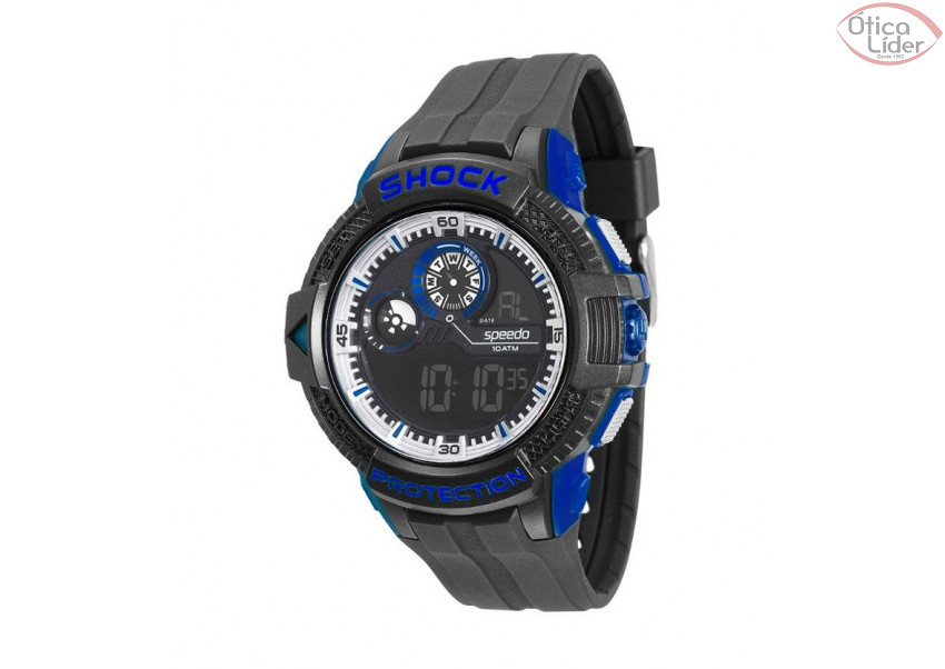 Speedo SP 81089g0egnp2 Esportivo Preto / Azul