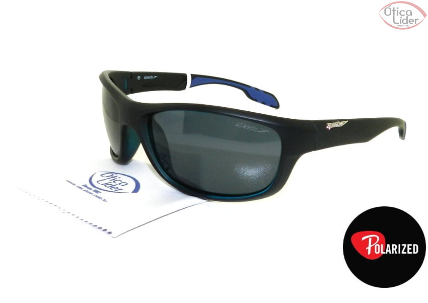 Speedo SP Hydro a02 62 Acetato Preto / Azul Polarizado